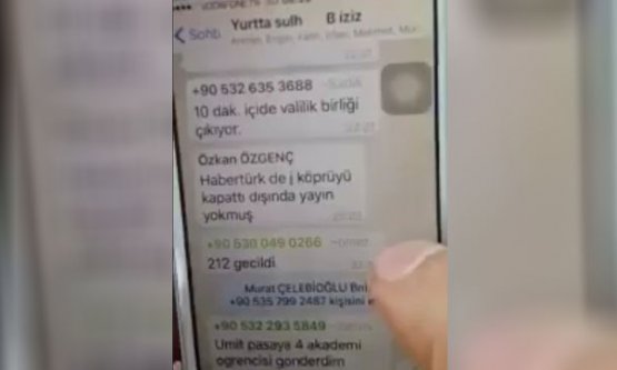 Darbeci Askerler WhatsApp Gurubu Kurmuş!