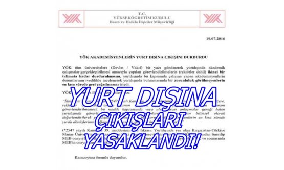 Yurt Dışına Çıkışları Yasaklandı!