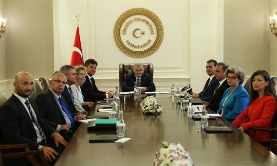 Başbakan Yıldırım'ı Ziyaret Ettiler!