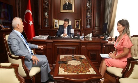 Başkan Bozbey Vali Küçük'e Projelerini Anlattı!