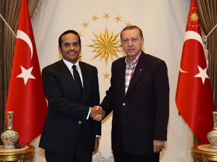 Cumhurbaşkanı Erdoğan Katar Dışişleri Bakanı'nı Kabul Etti!