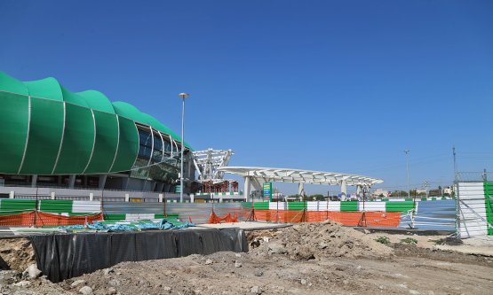 Stadyum Zemininde Göçme İddialarını Yalanladı!