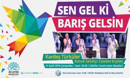 Nilüfer'de Barışın Sesi!