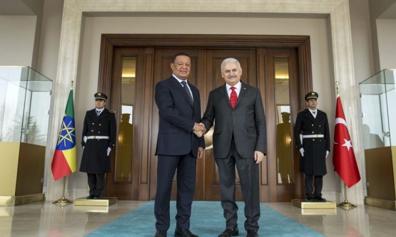 Başbakan Etiyopya Cumhurbaşkanı İle Görüştü!