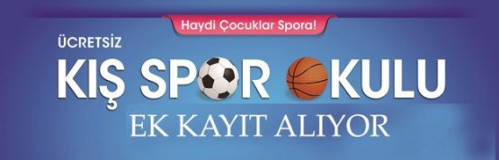 Kış Spor Okulları Başlıyor!