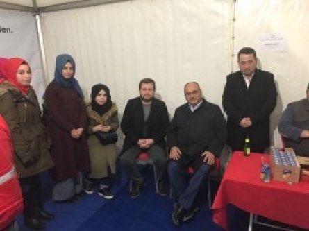 KIZILAY ÇADIRINI ZİYARET ETTİ!