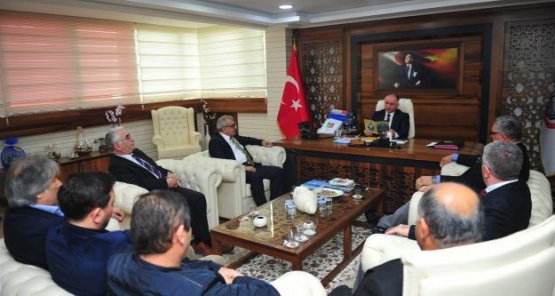 Erzurumlular Federasyonu'ndan Başkan Çağlayan'a Ziyaret!