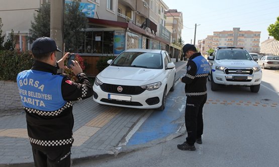 Nilüfer'de Yaya ve Bisiklet Yolu İşgaline Geçit Yok!