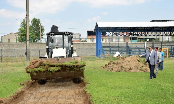 Mustafakemalpaşa Stadı Yeni Sezona Hazırlanıyor