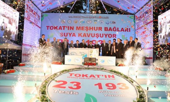 Orman ve Su İşleri Bakanı Veysel Eroğlu Tokat'ta Toplu Temel Atma Programına Katıldı!