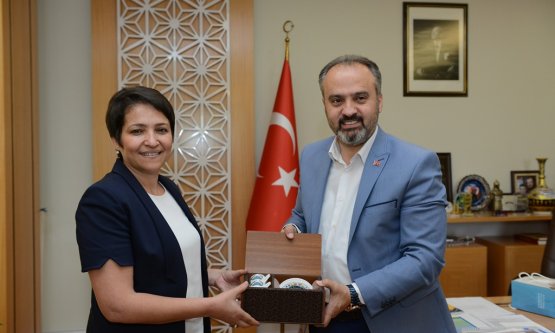 SGK Müdürü Tekin'den Aktaş'a Veda Ziyareti!
