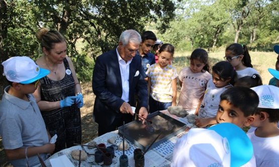 Balat Atatürk Ormanı'nda Bilim ve Sanatı Öğreniyorlar!