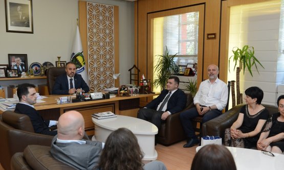 Gürcistan Heyeti Başkan Aktaş'ı Ziyaret Etti!
