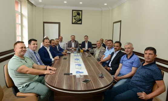 İnegöl'ün Sorunları İş Dünyası Temsilcileriyle Masaya Yatırıldı!