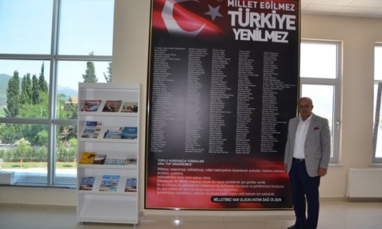 İznik Belediyesi'nden 15 Temmuz Şehitler Köşesi!