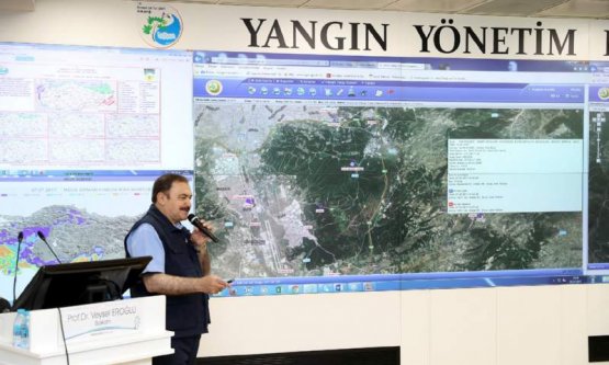 Prof. Dr. Veysel Eroğlu, Orman Yangınları İle Mücadele Kapsamında Yapılan Çalışmalarla Alakalı Basın Toplantısı Düzenledi!
