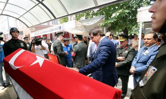 Şehit Pınardağ'a Hüzünlü Veda!