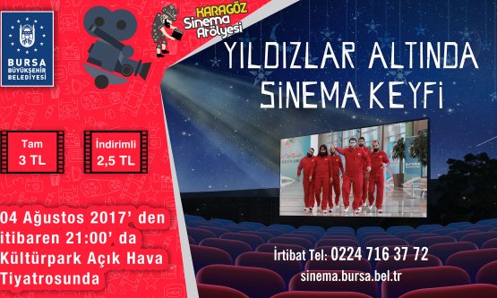 Yıldızlar Altında Sinema Keyfi!