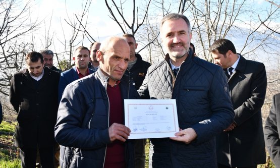 25 Çiftçi Meyve Budama Sertifikasını Aldı