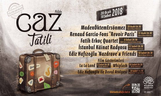 Nilüfer'de caz şöleni başlıyor