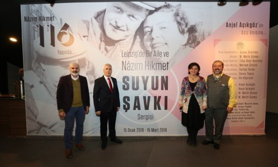Nâzım Hikmet'in izleri bu sergide