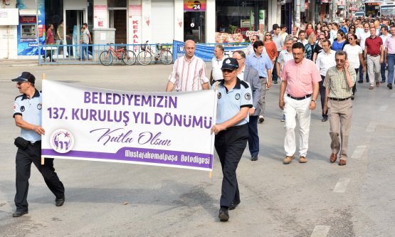 Mustafakemalpaşa Belediyesi 137 yaşında