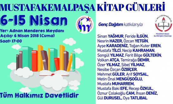 Mustafakemalpaşa'da kitap zamanı