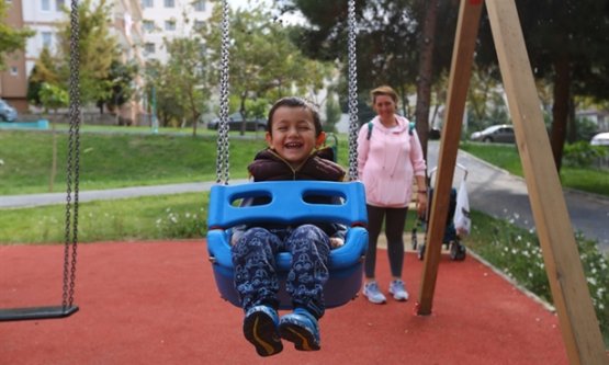 Nilüfer'in Menekşe Parkı'nda huzur var