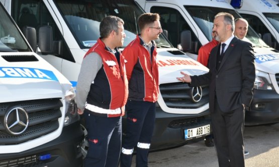 Sağlık filosu sizin için yollarda