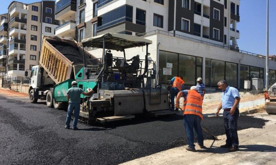 İmara Açılan Yeni Yollar Asfaltlanıyor