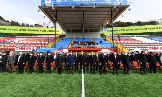 ÜSKÜDAR'DA 2 ÖNEMLİ PROJE, GENÇLİK VE SPOR BAKANI MEHMET KASAPOĞLU'NUN KATILIMIYLA AÇILDI