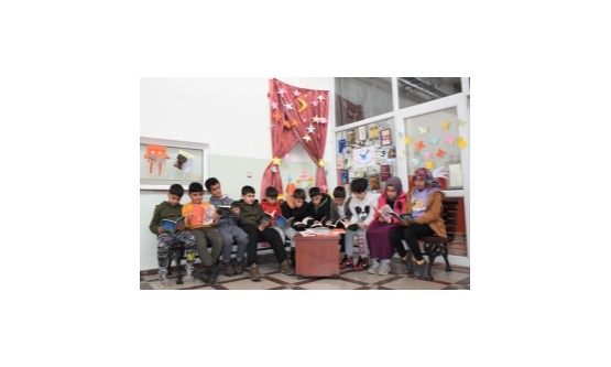 Bilgievi öğrencileri 'Kütüphane Haftası”nı kutladı