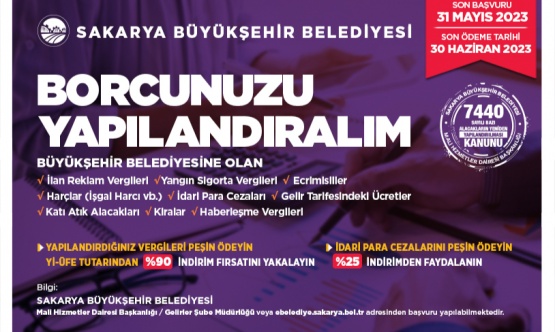 Büyükşehir'de yapılandırma başvuruları başladı