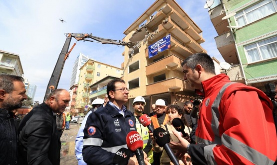 İBB, ‘Yüzde 0 Deprem  Güvenliği' Olan Kartal'daki Akın KIN Apartmanı'nı Yıktı