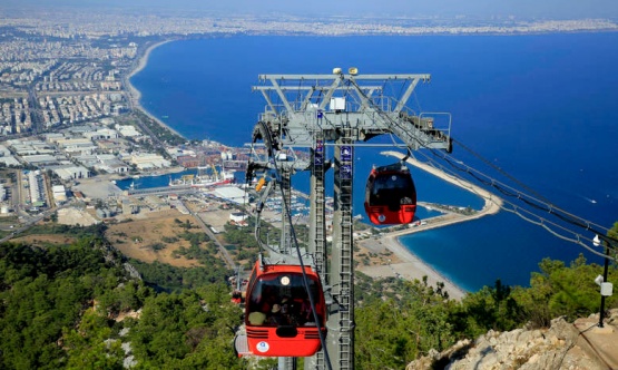 Tünektepe Teleferik Hizmete Başlıyor