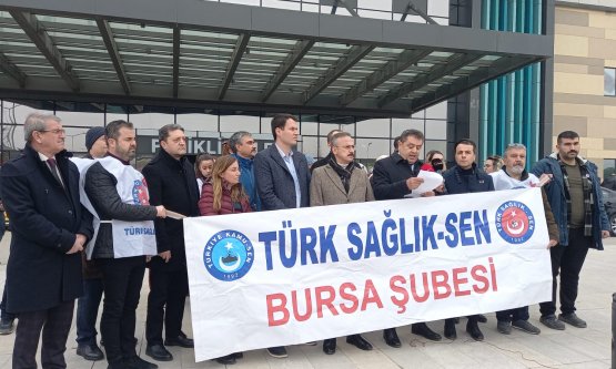 Sağlıkçılar Bursa'dan seslendi