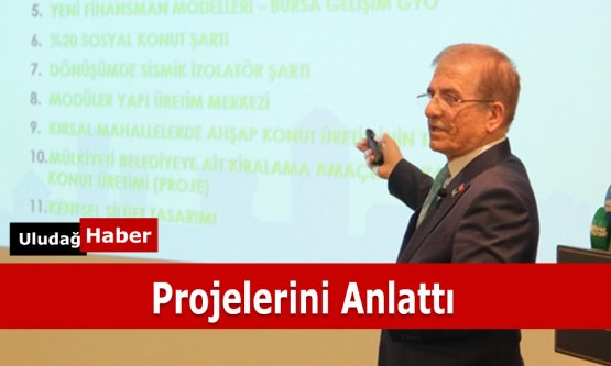 Sedat Yalçın projelerini anlatmaya devam ediyor