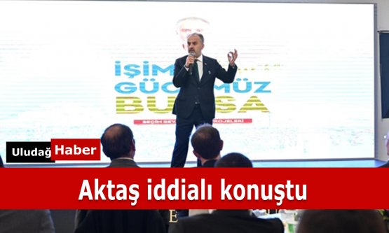 Alinur Aktaş, 'Uçak burnunu kaldırdı, artık uçma zamanı''