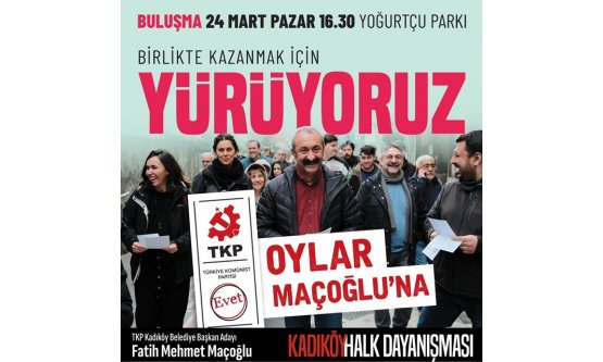 Fatih Mehmet Maçoğlu: ''Birlikte Kazanmak için Yürüyoruz''