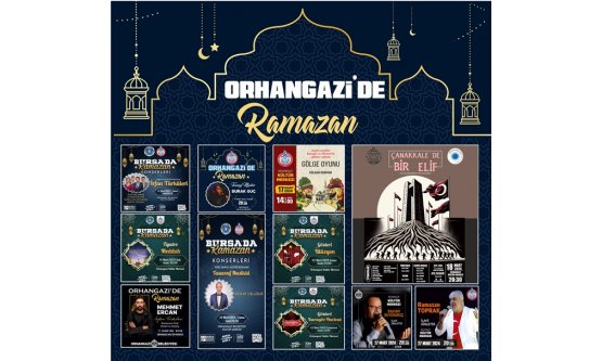 Orhangazi Belediyesi'nin Ramazan etkinlikleri