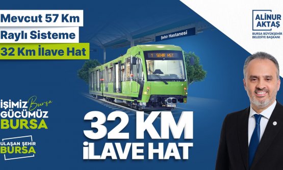 'Raylı sistem hattı 89 kilometreye çıkacak”