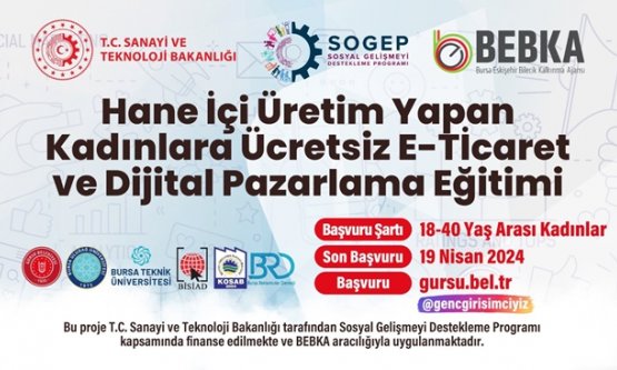 Gürsulu Kadınlara E-Ticaret ve Pazarlama Eğimi Fırsatı