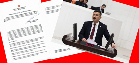 Selçuk Türkoğlu, Alinur Aktaş'ın seçim harcamalarını Meclis'e taşıdı