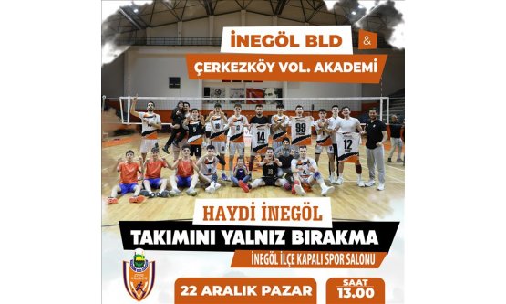 Çerkezköy Voleybol Akademiyi Konuk Edecek