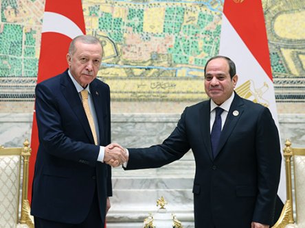 Cumhurbaşkanı Erdoğan, Mısır Cumhurbaşkanı es-Sisi ile bir araya geldi