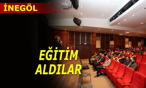 Temizlik işleri personeline eğitim verildi