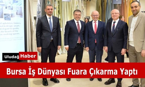 Bursa İş Dünyası Heimtextil Fuarı'nda