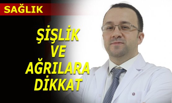 El bileğinde şişkinlik ve ağrıya dikkat edilmeli