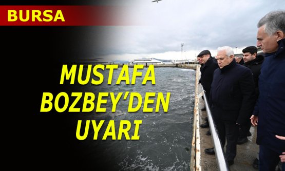 Mustafa Bozbey'den Marmara Denizi'nde 'müsilaj' uyarısı