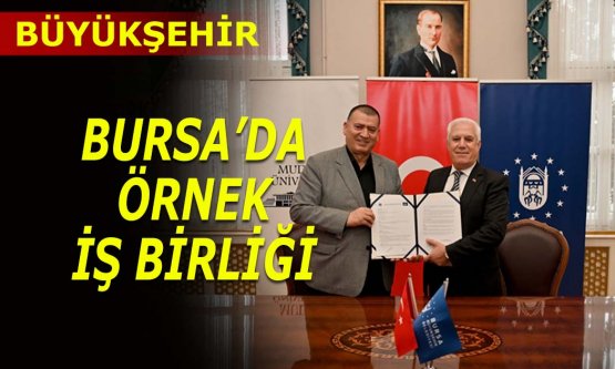Örnek iş birliğine imza attılar
